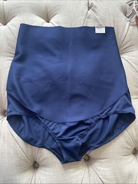 Cacique Navy High-Waist Shaping Brief